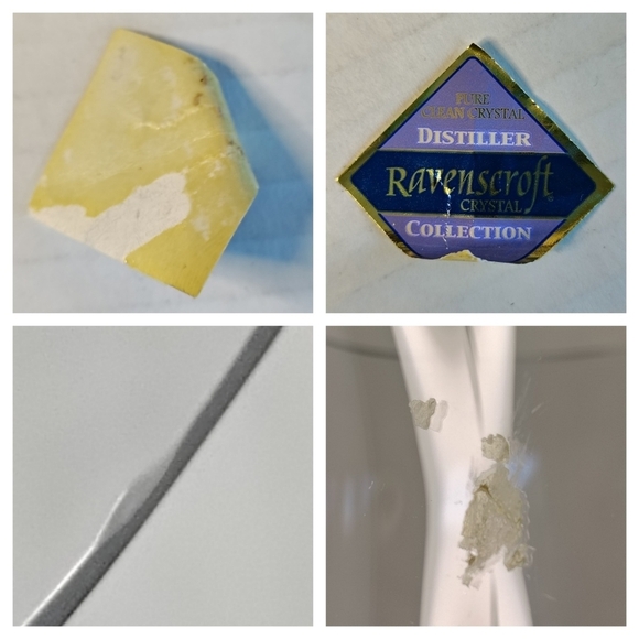 Ravenscroft Crystal Scotch Tumbler 4 Pc Distiller Collection Pure Clean Crystal - Picture 14 of 16